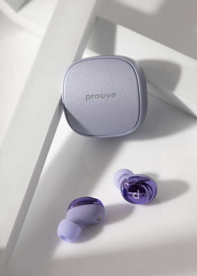 Dëgjuse wireless Proove Charm TWS, touch-control, me aplikacion, vjollce