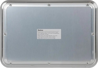 Tabaka ngrirjeje Haier Fresher Pad, 345 x 245 mm, alumin, argjendtë