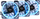 Ventilatorë PC Alphacool Eiszyklon Aurora LUX 120mm, set me 3 copë, Digital RGB, të bardhë
