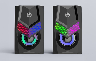 Мултимедијални звучници HP DHE-6000, систем 2.0, црни