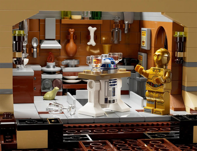 Set lodrash LEGO Star Wars Jabbas Sailing Barge, model koleksionues, për të rritur, shumëngjyrësh