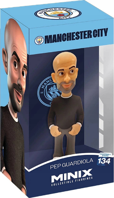 Figurinë koleksionuese Minix Pep Guardiola Manchester City, 4.7", shumëngjyrëshe