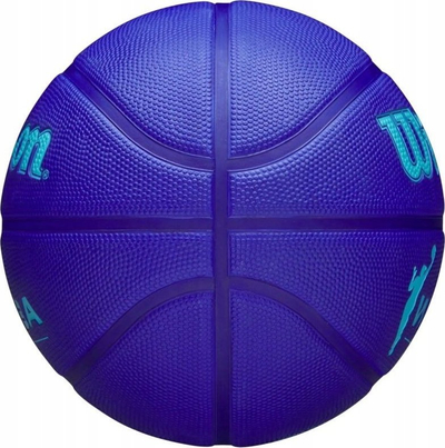 Top basketbolli Wilson WNBA DRV Outdoor, 28.5", për jashtë, vjollcë me turquoise