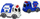 Set lodrash Lean Toys me makina, semafor dhe tabela trafiku, edukativ