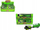 Set lodrash Hipo Farm Truck, makina bujqësore me rimorkio 8.5 cm, metal me tërheqje mbrapa, jeshile