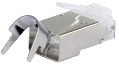 Plug rrjeti Equip RJ45 Cat8, set me 50 copë, i blinduar, gri
