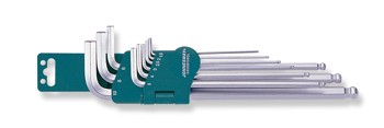 Set çelësash hex Jonnesway, tip L, 1.5-10 mm, 9 copë