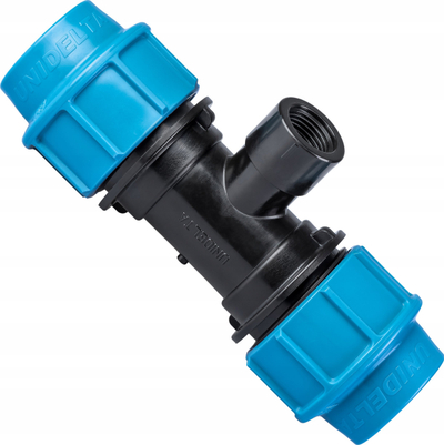 Adapter tee ALFA RK PE, FI 5/4", 40mm, i zi