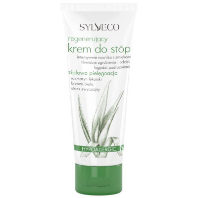 Krem këmbësh Sylveco Regenerating, rigjenerues, hipolergjik, 75 ml
