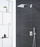 Set dushi termostatik Grohe Grohtherm SmartControl, Rainshower 310 SmartActive, krom