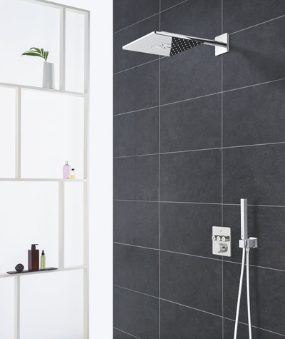 Set dushi termostatik Grohe Grohtherm SmartControl, Rainshower 310 SmartActive, krom