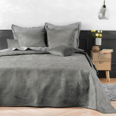 Jastëkmbulesë dekorative Solange Decorative Silver Pillowcase, 60x60 cm, prej poliestri, ngjyrë argjendi me shkëlqim
