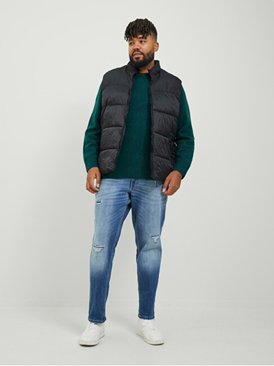 Jelek për meshkuj Jack&Jones PLUS JJETOBY, i zi