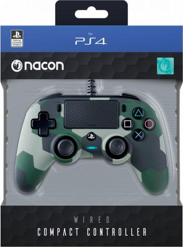 Контролер Nacon Camo, жичен, зелен