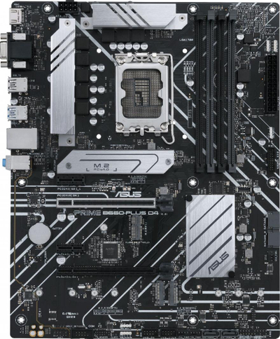 Pllakë amë Asus PRIME SERIES B660-PLUS D4, e zezë
