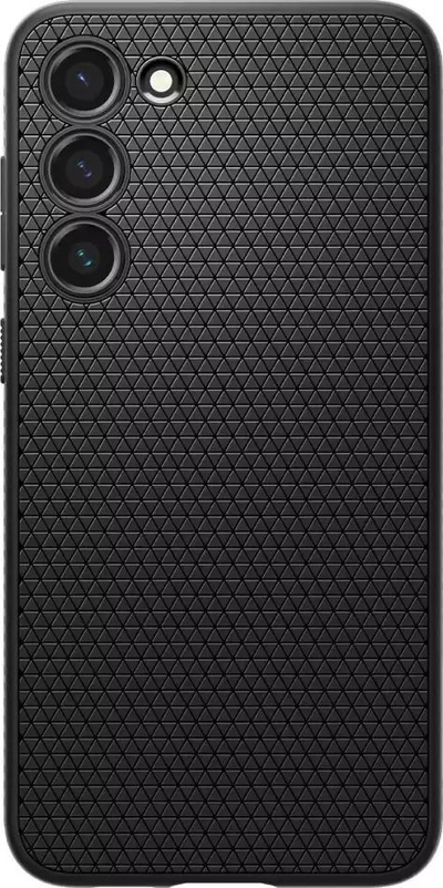 Kapak telefoni Spigen Liquid Air për Samsung Galaxy S23 Plus, TPU, mbron nga goditjet, i zi mat