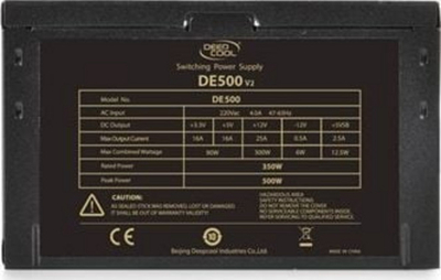 Furnizues rryme Deepcool, DE500, 500 W, i zi