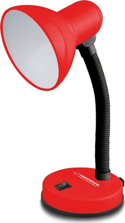 Lampë tavoline Esperanza ESP-ELD109R, E27, me krah të lëvizshëm, e kuqe