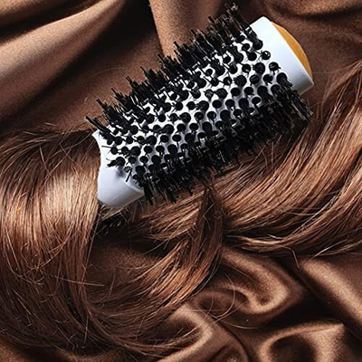 Четка за коса GK Hair Round Brush 43mm, професионална, црна