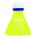 Shuttlecock badminton Talbot Torro Tech 350 Medium, najlon, set me 3 copë, i verdhë