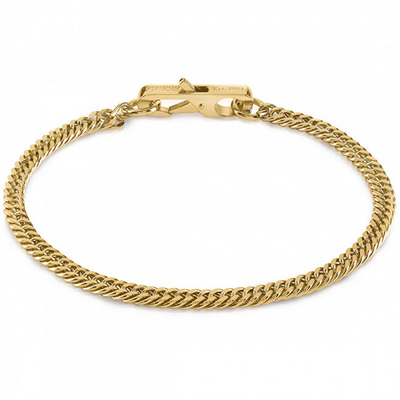 Byzylyk Guess My Chains, çelik i veshur, ngjyrë argjendi