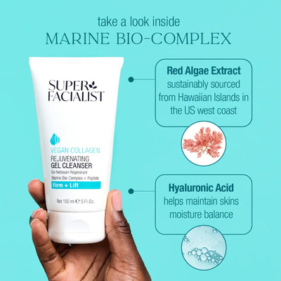 Pastrues për fytyrë me Kolagjen Super Facialist Collagen+ Firming Cleanser, 150 ml