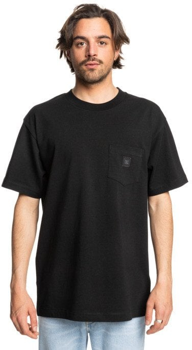 Bluzë DC ADYKT03246, pambuk, Regular Fit, e zezë