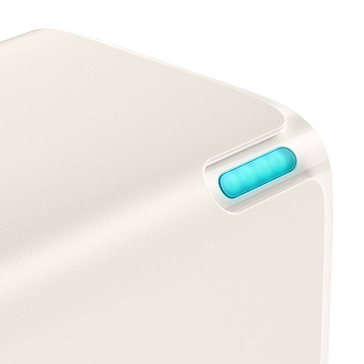 Karikues muri Baseus GaN5 2x USB-C + USB, 65W + kabllo 1m (i bardhë)