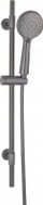 Set dushi WENKO Young Gunmetal Grey, shinë 66 cm, 3 funksione, gri metalike