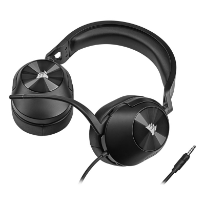 Kufje gaming Corsair HS55 Stereo, 3.5mm, me mikro, të zeza