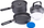 Set enësh kampingu Fire Maple FEAST 1, alumini i anodizuar, 900 ml, gri