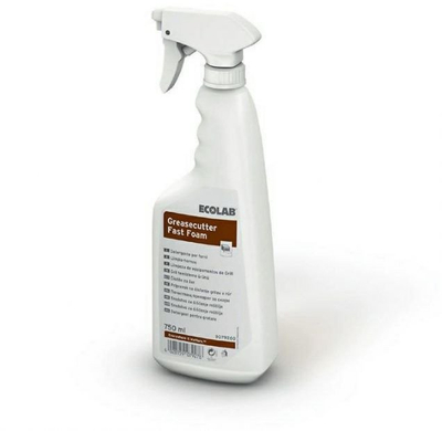 Shkumë pastrimi Ecolab Greasecutter Fast Foam 9079260, 750 ml, për grila dhe furra