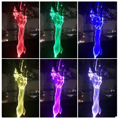 Завеса со светлина со оптички влакна LIGHT4ME FIBRE 10, 10m, LED RGB, IP65