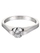 Unaza Troli KRS-088 me kristal, çeliku, 56 mm, për femra