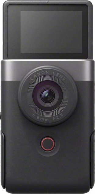 Камера за влог Canon PowerShot V10 Vlogging Kit, 4K, леќа 19mm, сребрена