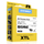 Shirit etiketime Dymo XTL All Purpose Tape Vinyl 1868753, 24mm, 7m, zi mbi të bardhë