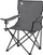 Karrige kampingu Coleman Quad Chair, palosëse, me mbajtëse për gotë, gri