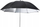 Çadër reflektuese Massa Silver Umbrella 84cm, sipërfaqe argjendi, shtresë e zezë
