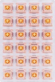 Swiçe mekanikë Redragon A113 QL Bullet, set 24 copë, 3 pin, transparent