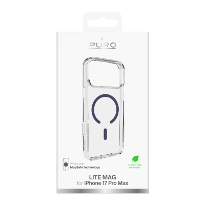 Maskë mbrojtëse Puro Protective Case për iPhone 17 Pro Max, me MagSafe, transparente