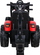 Traktor elektrik për fëmijë Buggy 720 T, 12V, me rimorkio, i kuq