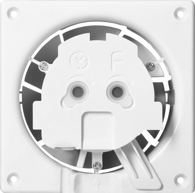 Ventilator banjo Orno Premium 100mm, me sensor lagështie, me timer, i bardhë