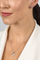Set Vathë dhe pendant për femra Brilio Silver Heart SET270R, të artë rozë