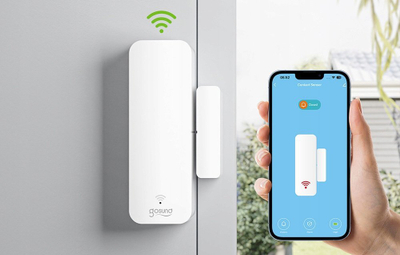 Senzor për derë dhe dritare Gosund ST18, ZigBee, Tuya Smart, i bardhë