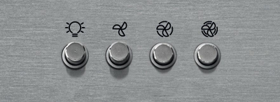 Kapak aspirimi Whirlpool AKR 558/3 IX, 60cm, 3 shpejtësi, inox