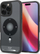 Futrollë telefoni Spigen Ultra Hybrid MagSafe, për iPhone 16 Pro, transparente, kornizë e zezë