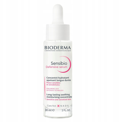 Serum fytyre Bioderma Sensibio Defensive, për lëkurë të ndjeshme, 30ml, transparent