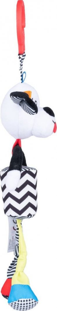 Lodër varëse për bebe BabyOno qeni Pedro, sensory, me zile, shumëngjyrëshe