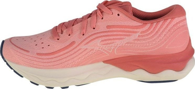 Atlete vrapimi Mizuno Wave Skyrise 4 W, për goca, me amortizim të madh, rozë