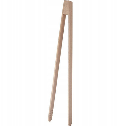 Pinca për barbekju Komelon, 32 cm, dru natyral, kafe